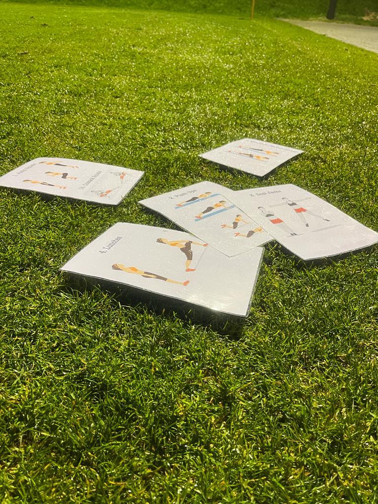 Sport im Gras